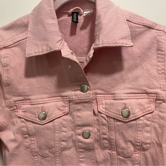 Divided Jackets & Blazers - Divided Soft Pink Jean Jacket